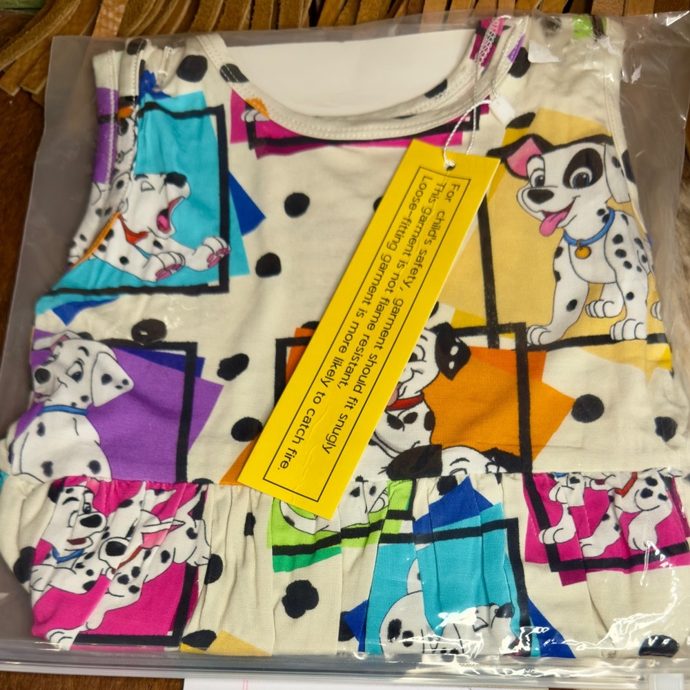 Dalmatian Print Kids Casual Dress